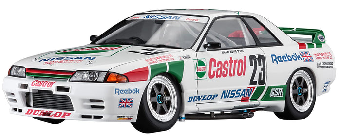 HASEGAWA 1/24 Nissan Skyline Gt-R Bnr32 Gr.A Spec 1990 Macau Gear Race Plastic Model- Japan Figure Store - #1 Bring To You The Best Japanese Goods
