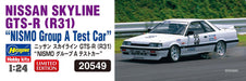 Hasegawa 1/24 Nissan Skyline Gts-R R31 Nismo Group A Test Car Plastic Car Kit- Japan Figure Store - #1 Bring To You The Best Japanese Goods