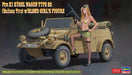HASEGAWA 1/24 Pkw.K1 Kubelwagen Type 82 W/Blond Girl Figure Plastic Model- Japan Figure Store - #1 Bring To You The Best Japanese Goods