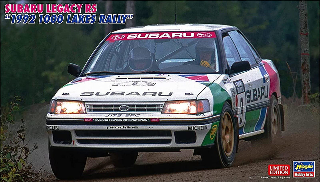HASEGAWA 1/24 Subaru Legacy Rs '1992 1000 Lakes Rally' Plastic Model- Japan Figure Store - #1 Bring To You The Best Japanese Goods