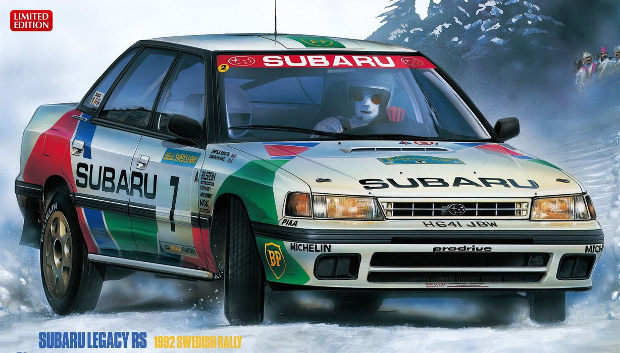 HASEGAWA 20290 Subaru Legacy Rs 1992 Swedish Rally 1/24 Scale Kit- Japan Figure Store - #1 Bring To You The Best Japanese Goods