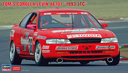HASEGAWA 1/24 Tom'S Corolla Levin Ae101 1993 Jtc Plastic Model- Japan Figure Store - #1 Bring To You The Best Japanese Goods