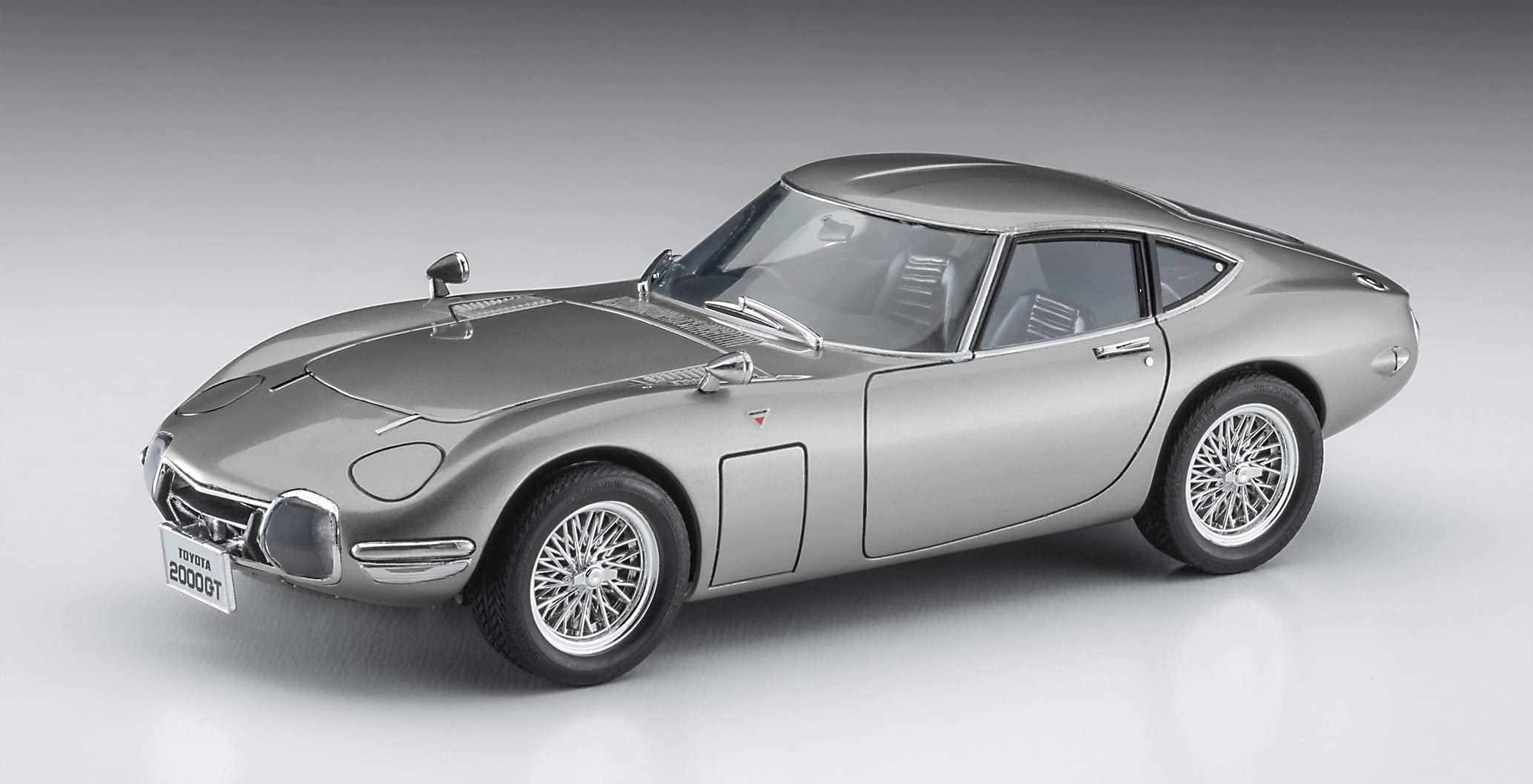 HASEGAWA 1/24 Toyota 2000Gt Wire Wheel Plastic Model- Japan Figure Store - #1 Bring To You The Best Japanese Goods