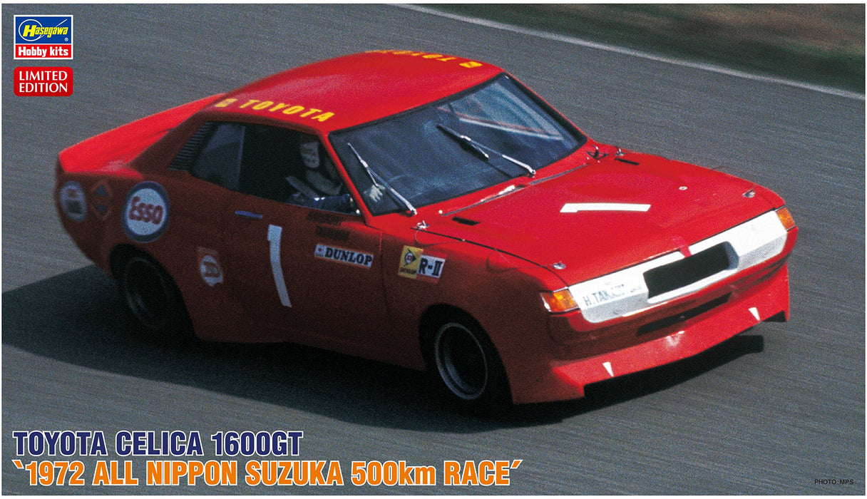 Hasegawa 20344 Toyota Celica 1600Gt 1972 All Nippon Suzuka 500km Race 1/24 Scale Classical Car- Japan Figure Store - #1 Bring To You The Best Japanese Goods