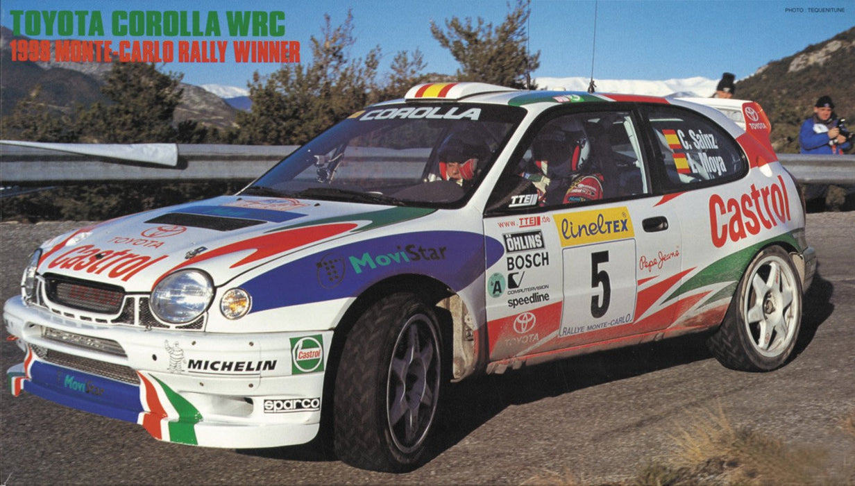 Hasegawa 20266 Toyota Corolla Wrc 1998 Monte-Carlo Rally Winner 1/24 Scale Racing Car- Japan Figure Store - #1 Bring To You The Best Japanese Goods