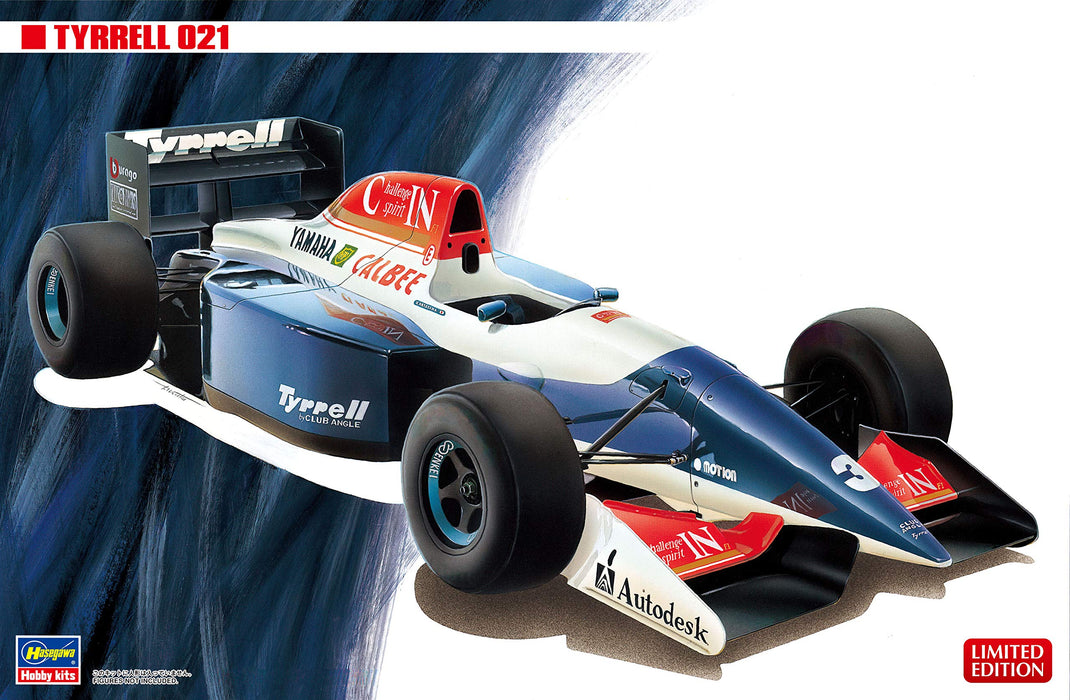 HASEGAWA 20382 Tyrrell 021 1/24 Scale Kit- Japan Figure Store - #1 Bring To You The Best Japanese Goods