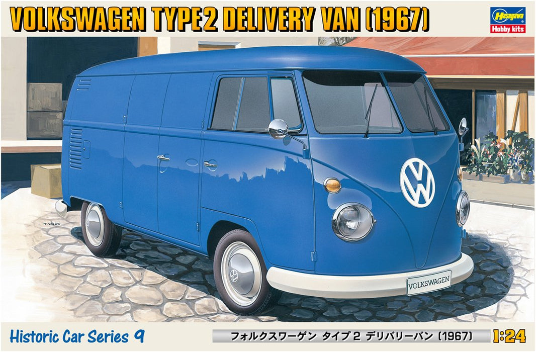 Hasegawa 1/24 Volkswagen Type 2 Delivery Van 1967 Plastic Model Hc9- Japan Figure Store - #1 Bring To You The Best Japanese Goods