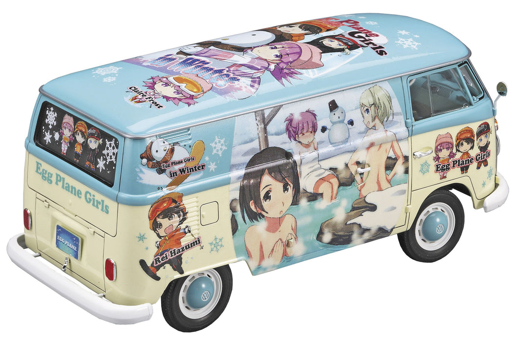 HASEGAWA Sp352 Volkswagen Type2 Delivery Van Egg Plane Girls Winter Paint 1/24 Scale Kit- Japan Figure Store - #1 Bring To You The Best Japanese Goods