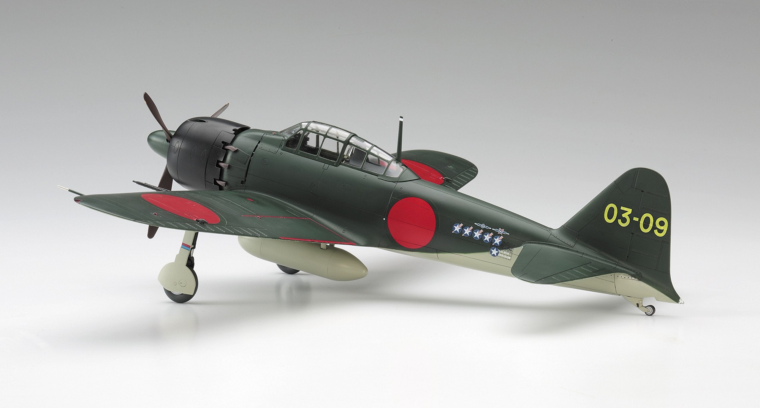 Hasegawa 1/32 Japanese Navy Mitsubishi A6M5C Zero Fighter Model 52 Hei Plastic Model St34- Japan Figure Store - #1 Bring To You The Best Japanese Goods