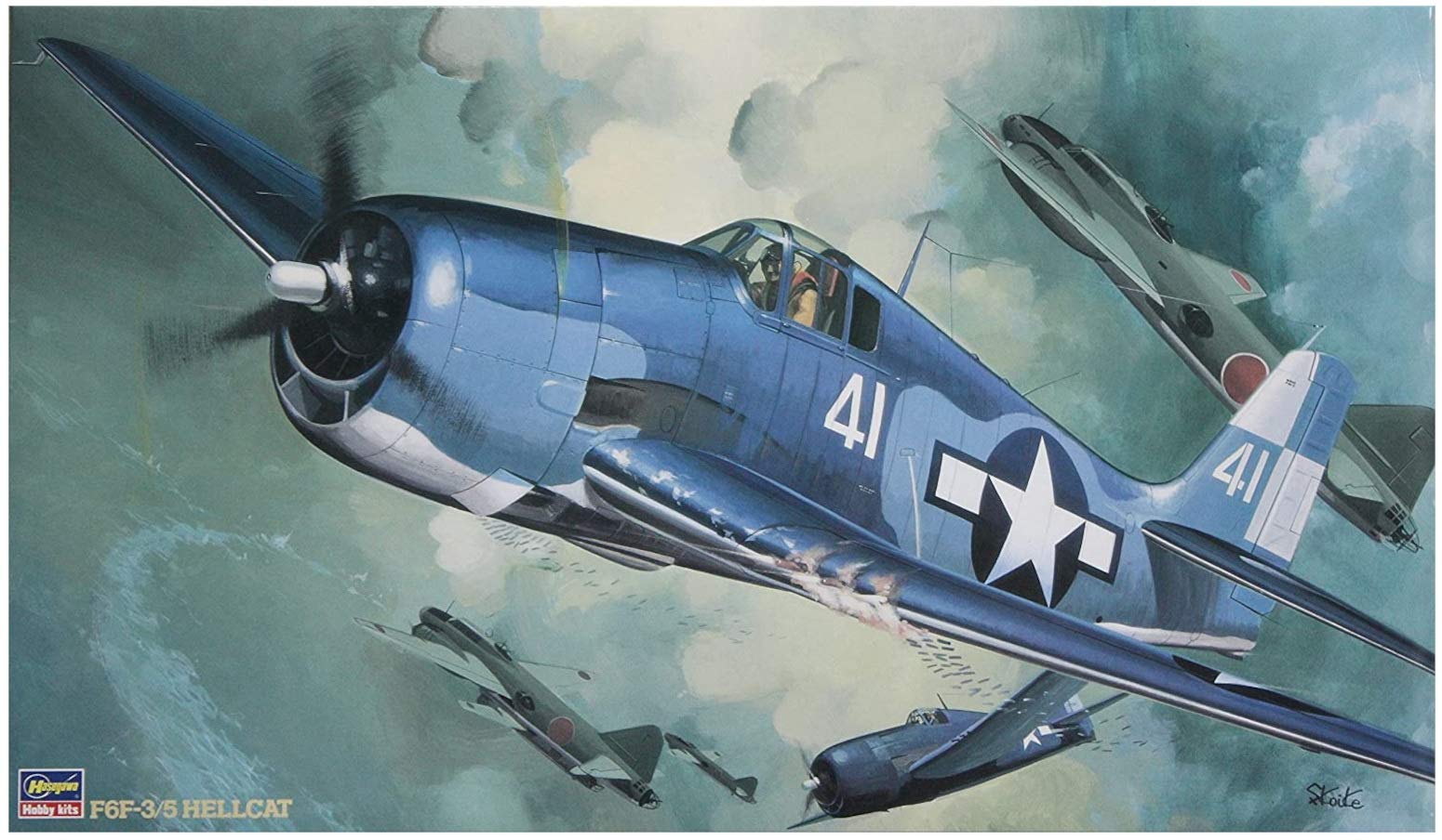 HASEGAWA St07 F6F-3/5 Hellcat 1/32 Scale Kit- Japan Figure Store - #1 Bring To You The Best Japanese Goods