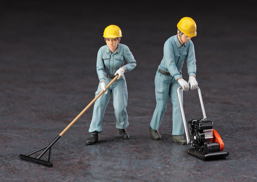 HASEGAWA 1/35 Construction Workers Set A Plastic Model- Japan Figure Store - #1 Bring To You The Best Japanese Goods