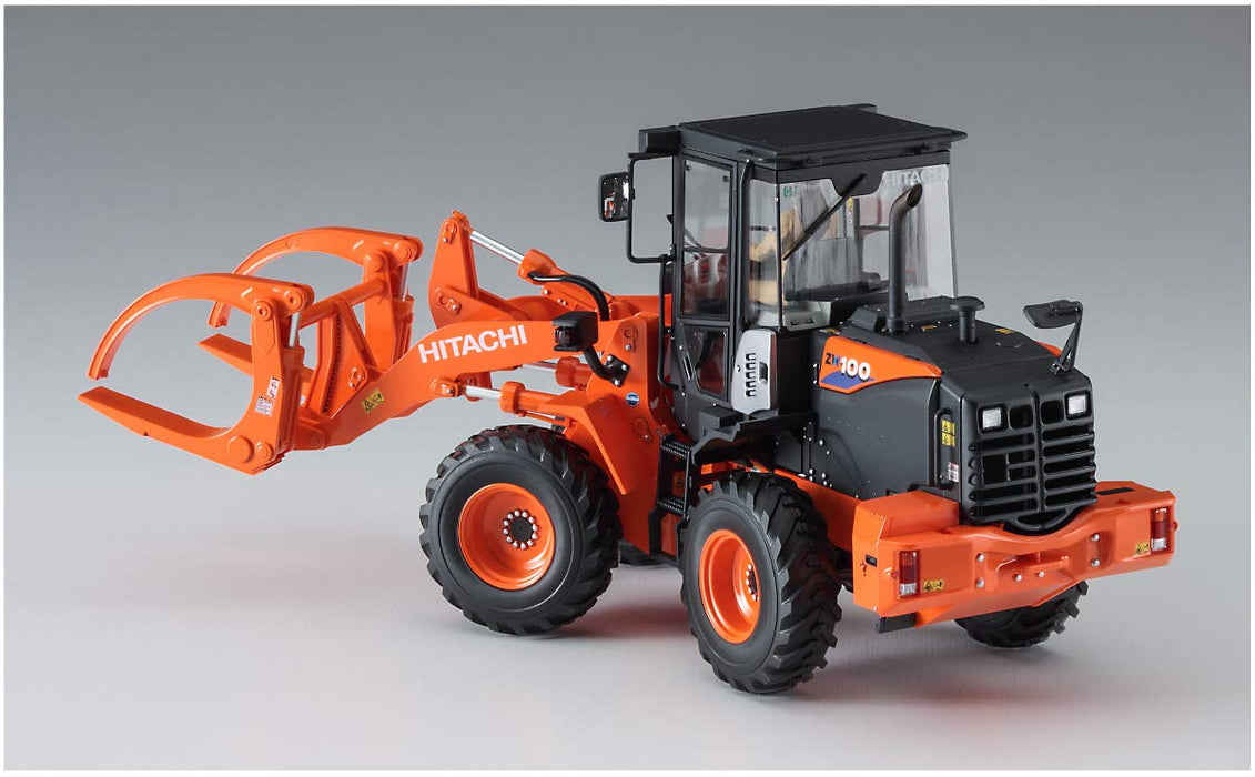 Hasegawa 61059 Hitachi Construction Machinery Wheel Loader Zw100-6 Log Grapple Ver. 1/35 Scale Kit- Japan Figure Store - #1 Bring To You The Best Japanese Goods