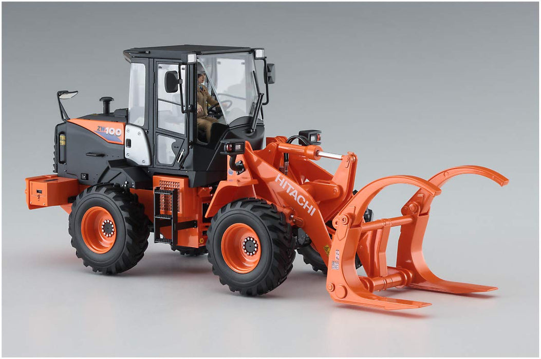 Hasegawa 61059 Hitachi Construction Machinery Wheel Loader Zw100-6 Log Grapple Ver. 1/35 Scale Kit- Japan Figure Store - #1 Bring To You The Best Japanese Goods
