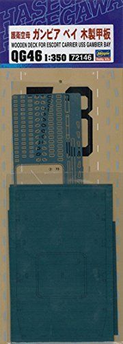 Hasegawa 1/350 Wooden Deck For Escort Carrier Uss Gambier Bay Model Kit- Japan Figure Store - #1 Bring To You The Best Japanese Goods
