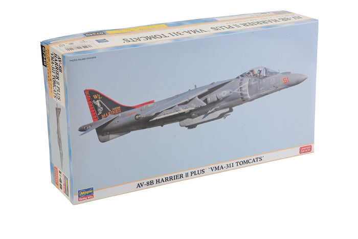 HASEGAWA 07349 Av-8B Harrier Ii Plus Vma-311 Tomcats 1/48 Scale Kit- Japan Figure Store - #1 Bring To You The Best Japanese Goods