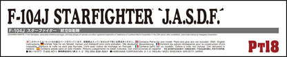 HASEGAWA 1/48 F-104J Starfighter 'J.A.S.D.F.' Plastic Model- Japan Figure Store - #1 Bring To You The Best Japanese Goods