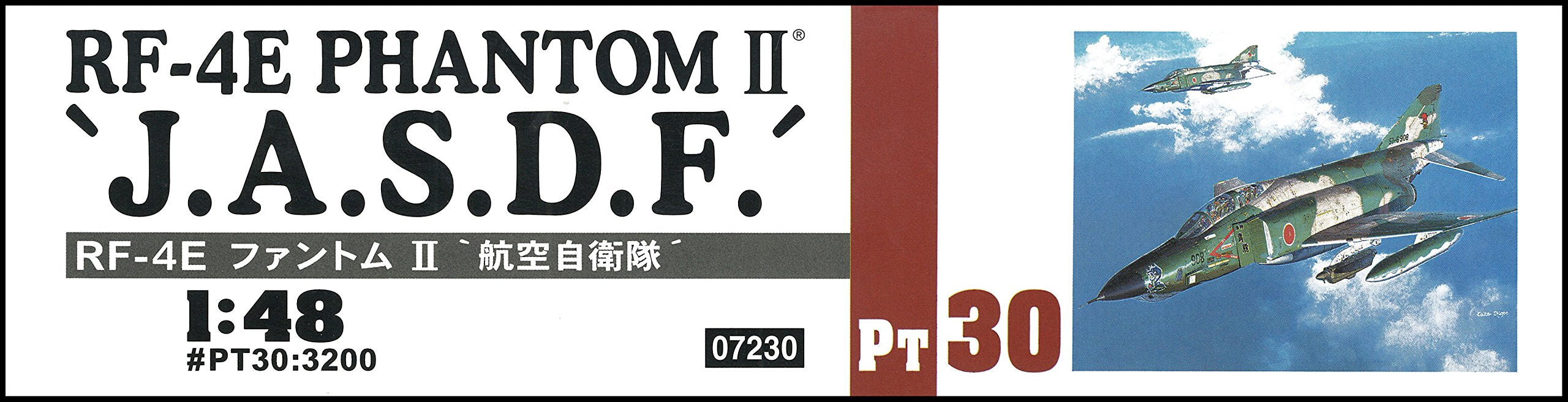 Hasegawa 1/48 Japan Air Self-Defense Force Rf-4E Phantom Ii Plastic Model Pt30- Japan Figure Store - #1 Bring To You The Best Japanese Goods