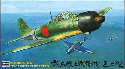 Hasegawa 1/48 Japanese Navy Mitsubishi A6m5 Mitsubishi A6m Zero 52-inch Plastic- Japan Figure Store - #1 Bring To You The Best Japanese Goods
