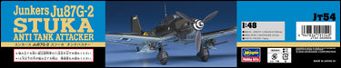 HASEGAWA 1/48 Junkers Ju87G-2 Stuka Anti Tank Attacker Plastic Model- Japan Figure Store - #1 Bring To You The Best Japanese Goods