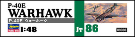 HASEGAWA Jt86 P-40E Warhawk 1/48 Scale Kit- Japan Figure Store - #1 Bring To You The Best Japanese Goods