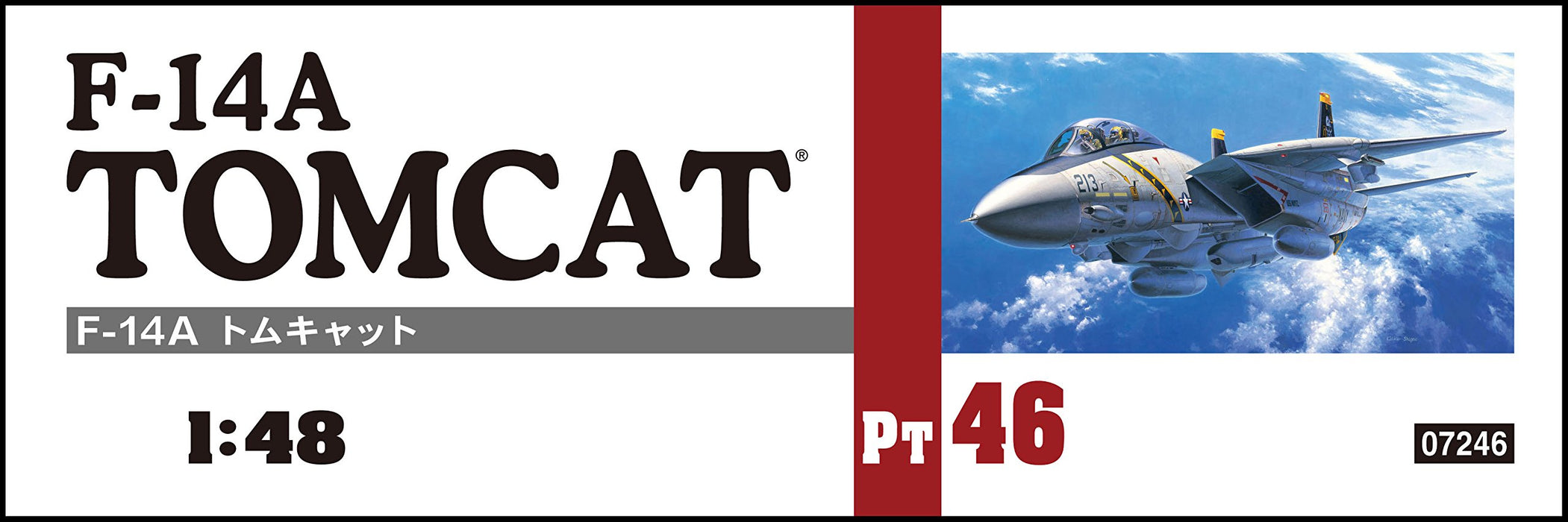 HASEGAWA 1/48 F-14A Tomcat U.S. Navy Carrier-Borne Fighter Plastic Model- Japan Figure Store - #1 Bring To You The Best Japanese Goods