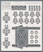 HASEGAWA 3S-61 Photo Etched Parts Heavy Cruiser Myoko Class Aircraft Rail 1/700 Scale- Japan Figure Store - #1 Bring To You The Best Japanese Goods