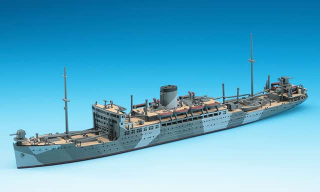 HASEGAWA Waterline 1/700 Japanese Submarine Depot Ship Heianmaru Plastic Model- Japan Figure Store - #1 Bring To You The Best Japanese Goods