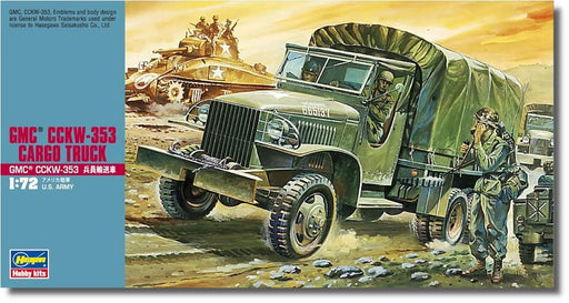 Hasegawa GMC Cckw-353 Troop Carrier 1/72 Scale Plastic Model Kit MT20- Japan Figure Store - #1 Bring To You The Best Japanese Goods