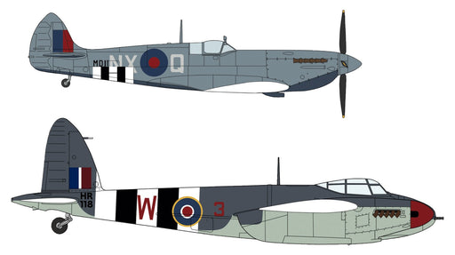 HASEGAWA 02096 Spitfire Mk. Vii & Mosquito Fb Mk. Vi Operation Overlord 1/72 Scale Kit- Japan Figure Store - #1 Bring To You The Best Japanese Goods