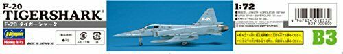 Hasegawa 1/72 The United States Air Force F-20 Tigershark Plastic Model B3 Hab03- Japan Figure Store - #1 Bring To You The Best Japanese Goods