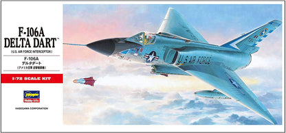 Hasegawa 1/72 F-106A Delta Dart Plastic Model - US Air Force Edition C11- Japan Figure Store - #1 Bring To You The Best Japanese Goods