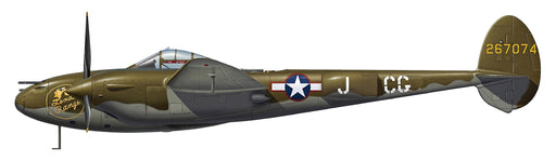 HASEGAWA - 02225 P-38H/J Lighting European Theatre 1/72 Scale Kit- Japan Figure Store - #1 Bring To You The Best Japanese Goods