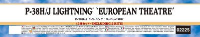 HASEGAWA - 02225 P-38H/J Lighting European Theatre 1/72 Scale Kit- Japan Figure Store - #1 Bring To You The Best Japanese Goods
