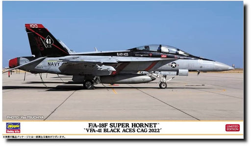 Hasegawa 1/72 Us Navy F/A-18F Super Hornet Vfa-41 Black Aces Cag 2022 Plastic Model 02429- Japan Figure Store - #1 Bring To You The Best Japanese Goods