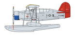 HASEGAWA 1/72 Soc3 Seagull Seaplane Type Battleship Pennsylvania Equipped Machine X2 Set Plastic Model- Japan Figure Store - #1 Bring To You The Best Japanese Goods