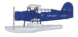 HASEGAWA 1/72 Soc3 Seagull Seaplane Type Battleship Pennsylvania Equipped Machine X2 Set Plastic Model- Japan Figure Store - #1 Bring To You The Best Japanese Goods