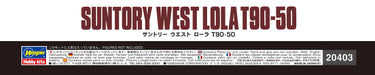 Hasegawa 20403 Suntory West Lola T90-50 1/24 Japanese Painted Scale Racing Cars- Japan Figure Store - #1 Bring To You The Best Japanese Goods