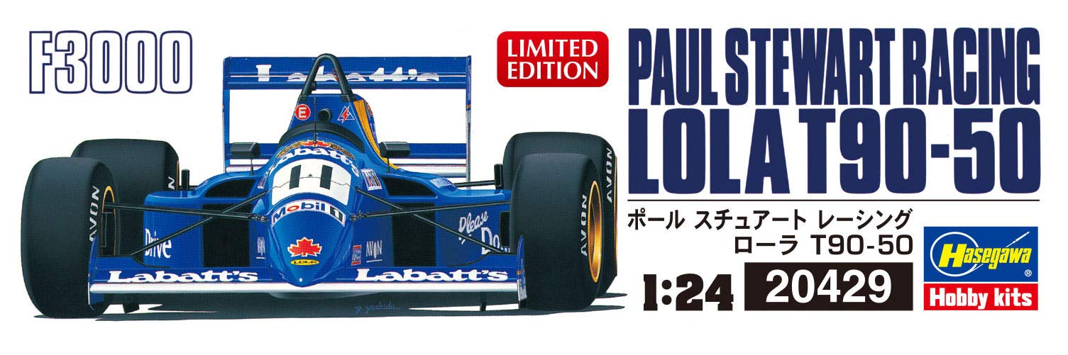 Hasegawa 20429 Paul Stuart Racing Lola T90-50 1/24 Japanese Racing Car Model- Japan Figure Store - #1 Bring To You The Best Japanese Goods