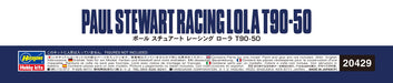 Hasegawa 20429 Paul Stuart Racing Lola T90-50 1/24 Japanese Racing Car Model- Japan Figure Store - #1 Bring To You The Best Japanese Goods