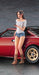Hasegawa 1/24 Lancia Stratos Hf Stradale W/Italian Girl Figure Scale Plastic Model- Japan Figure Store - #1 Bring To You The Best Japanese Goods