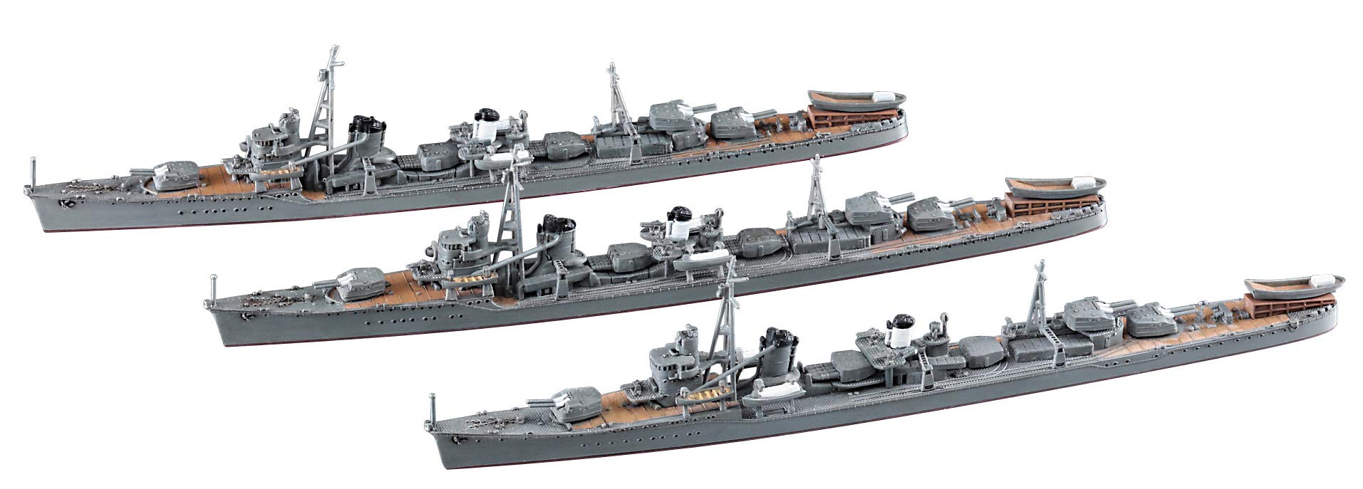 Hasegawa 30062 1/700 Japanese Navy Destroyer Yugumo Fuun (Yugumo Type) Asagumo (Asashio Type) Kiska Island Retreat Operation 3 Ship Set Plastic Model- Japan Figure Store - #1 Bring To You The Best Japanese Goods