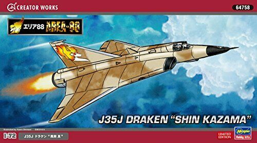 Hasegawa Area88 J35j Draken 'shin Kazama' Plastic Model Kit- Japan Figure Store - #1 Bring To You The Best Japanese Goods