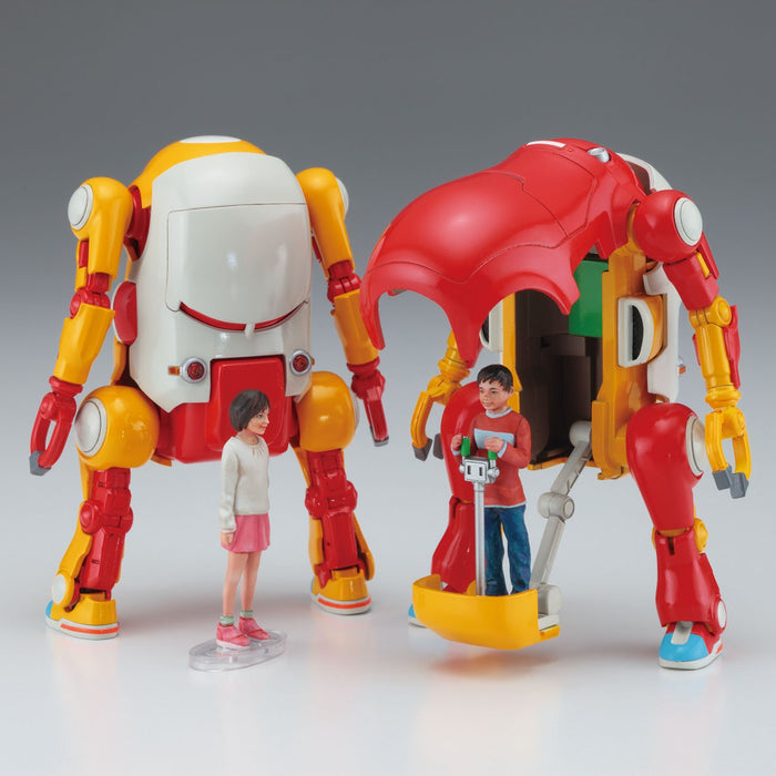 HASEGAWA Cw09 Mechatrowego No. 1 Red & Yellow 1/35 Scale Kit 4967834645097- Japan Figure Store - #1 Bring To You The Best Japanese Goods