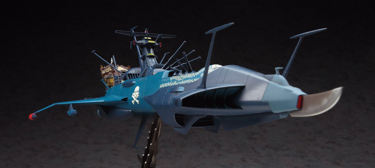 Hasegawa Creator Works Series Space Pirate Captain Harlock 1978 Tv Anime Version Space Pirate Battleship Arcadia Second Ship 1/1500 Scale Plastic Model Cw08- Japan Figure Store - #1 Bring To You The Best Japanese Goods
