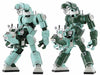 Hasegawa Cw21 Mechatrobot Chubu 01 Light Green & Green Set 1/35 Plastic Model - Japan Figure