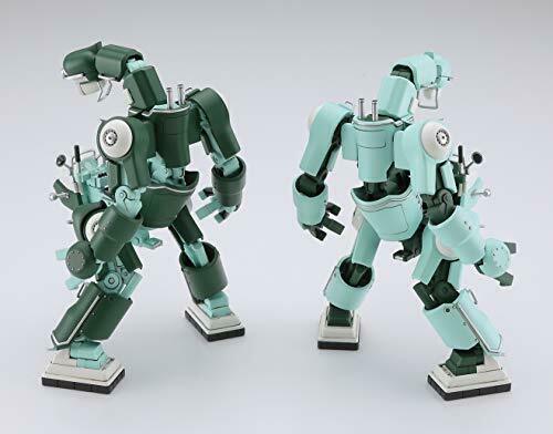 Hasegawa Cw21 Mechatrobot Chubu 01 Light Green & Green Set 1/35 Plastic Model- Japan Figure Store - #1 Bring To You The Best Japanese Goods