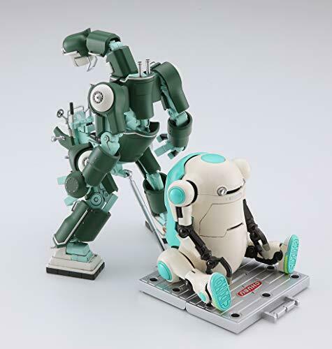 Hasegawa Cw21 Mechatrobot Chubu 01 Light Green & Green Set 1/35 Plastic Model- Japan Figure Store - #1 Bring To You The Best Japanese Goods