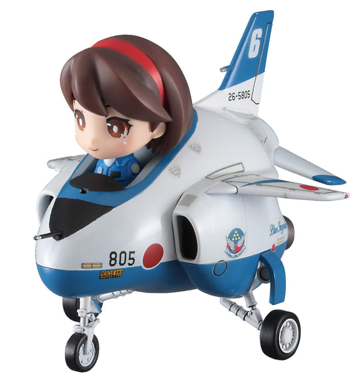 Hasegawa Egg Girls No.01 Rei Hasumi T-4 Blue Impulse Resin Figure Non-Scale Model SP444- Japan Figure Store - #1 Bring To You The Best Japanese Goods