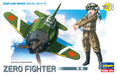Hasegawa Egg Plane Zero Fighter Japanese Navy Non-Scale Plastic Model- Japan Figure Store - #1 Bring To You The Best Japanese Goods
