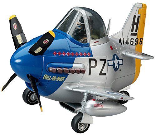 Hasegawa Eggplane 07 P-51 Mustang Model Kit - Japan Figure